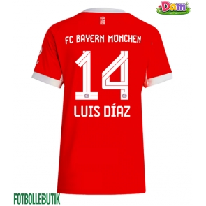 Bayern Munich Luis Diaz #14 Hemmatröja Kvinnor 2025-26 Kortärmad